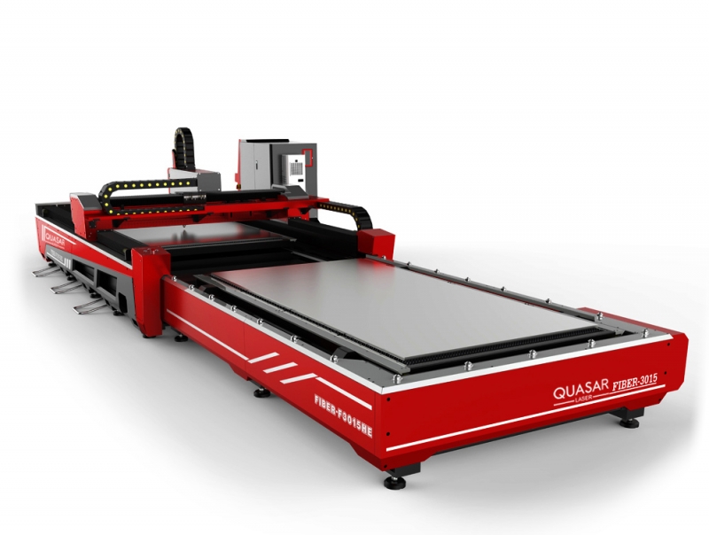 Лазерный станок Quasar F3015HE со сменным столом 1,5 кВт Raycus