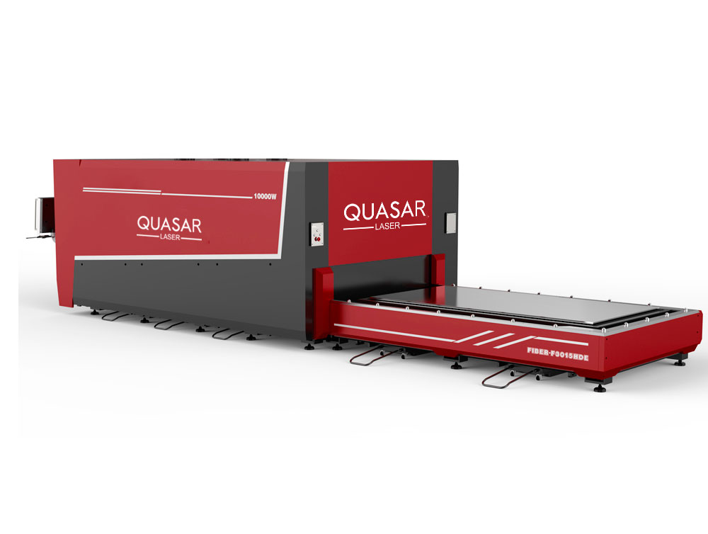 Лазерный станок Quasar F3015HDE-III 1,5 кВт с ограждением и сменным столом