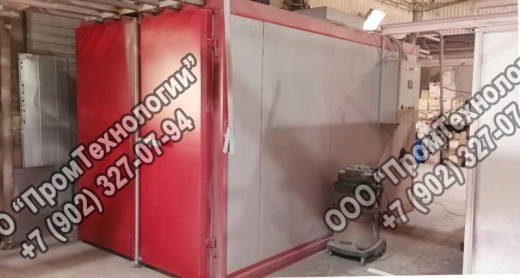 Печь - камера полимеризации тупиковая с верхней транспортной системой  Чебоксары, Москва